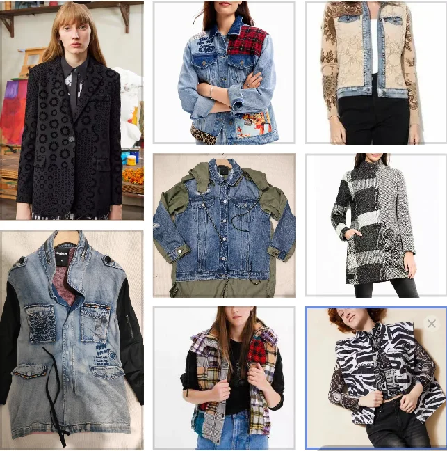 Top Trends: Foreign Trade Original Single Spanish Fashion New Bright Coated Jacket Short Women's Denim Coat Shoppable Styles