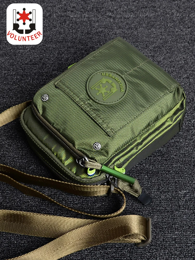 Top Trends: Volunteer Crossbody Bags For Men 2023 New Fashionable Waterproof Large Capacity High Quality Oxford Cloth Shoulder Bag 1652-11 Shoppable Styles