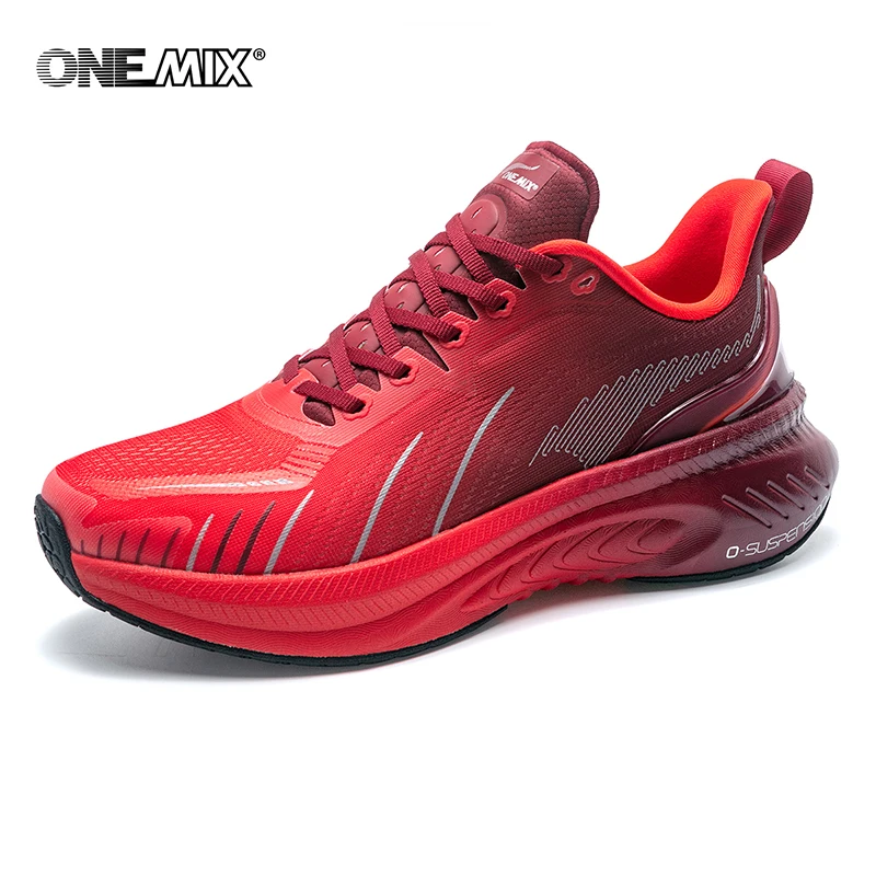 Top Trends: ONEMIX Men&#039;s Carbon Road Running Shoes Cushion Outdoor Damping Sport Light Weight Walking Sneakers New Arrival Shoppable Styles