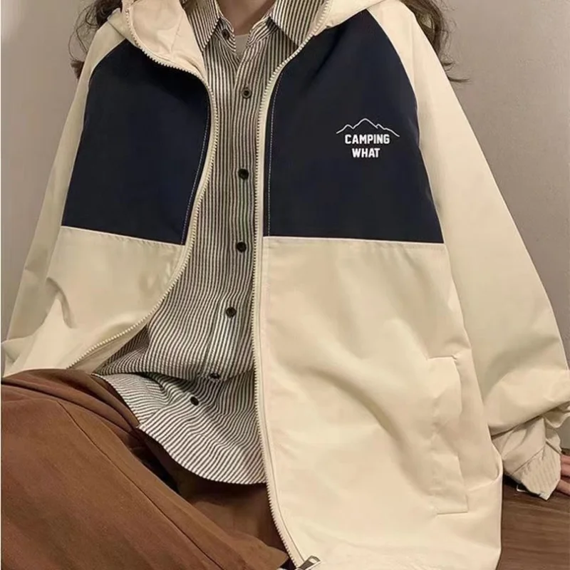 Top Trends: Deeptown Vintage Harajuku Techwear Jacket Women Oversize Y2k Streetwear Track Jackets Outdoor Japanese Windbreaker Zipper Hooded Shoppable Styles - Image 6