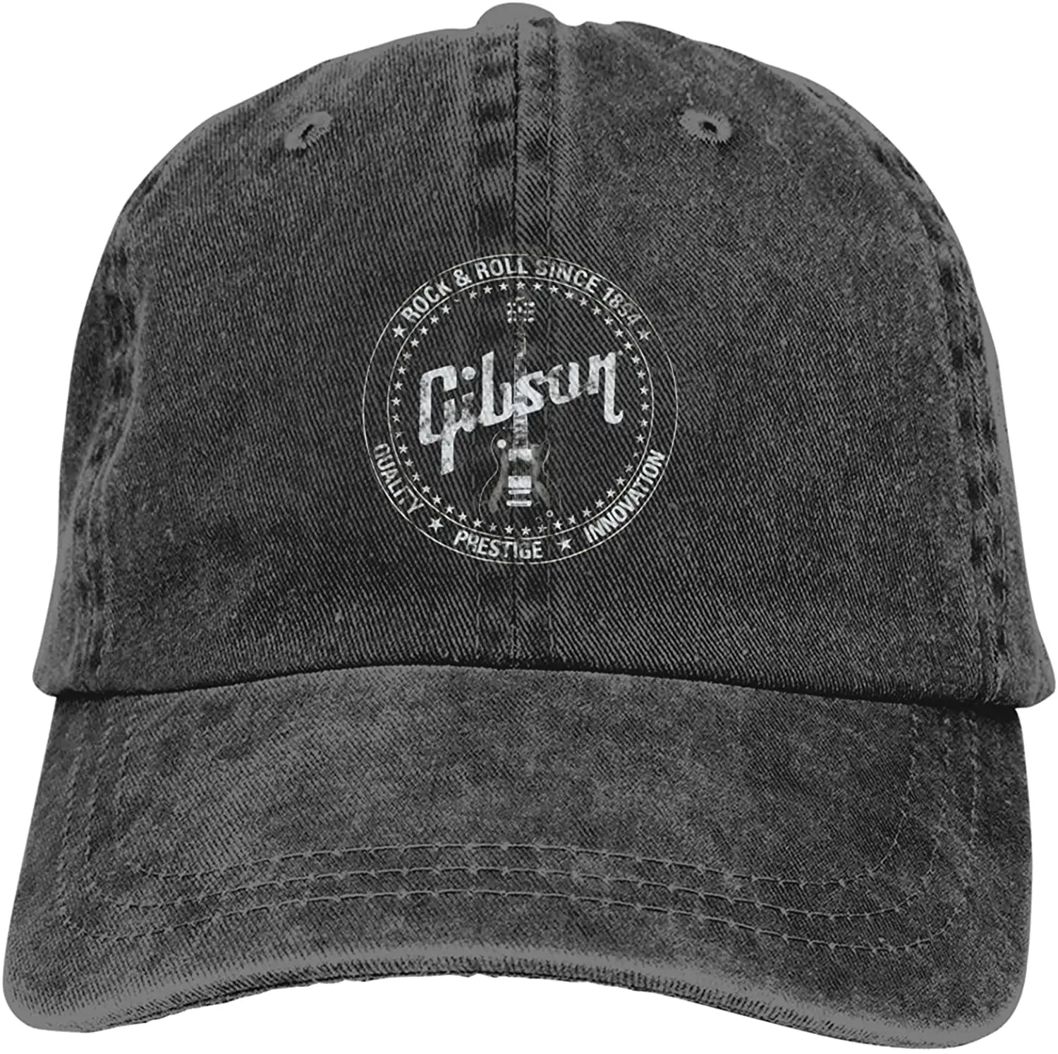 Top Trends: OOworld Gibson Since 1894 McCarty Les Paul Guitar Denim Cap For Women Baseball Cap For Men Unisex Cowboy Cap Hiphop Cap Sun Hat Shoppable Styles