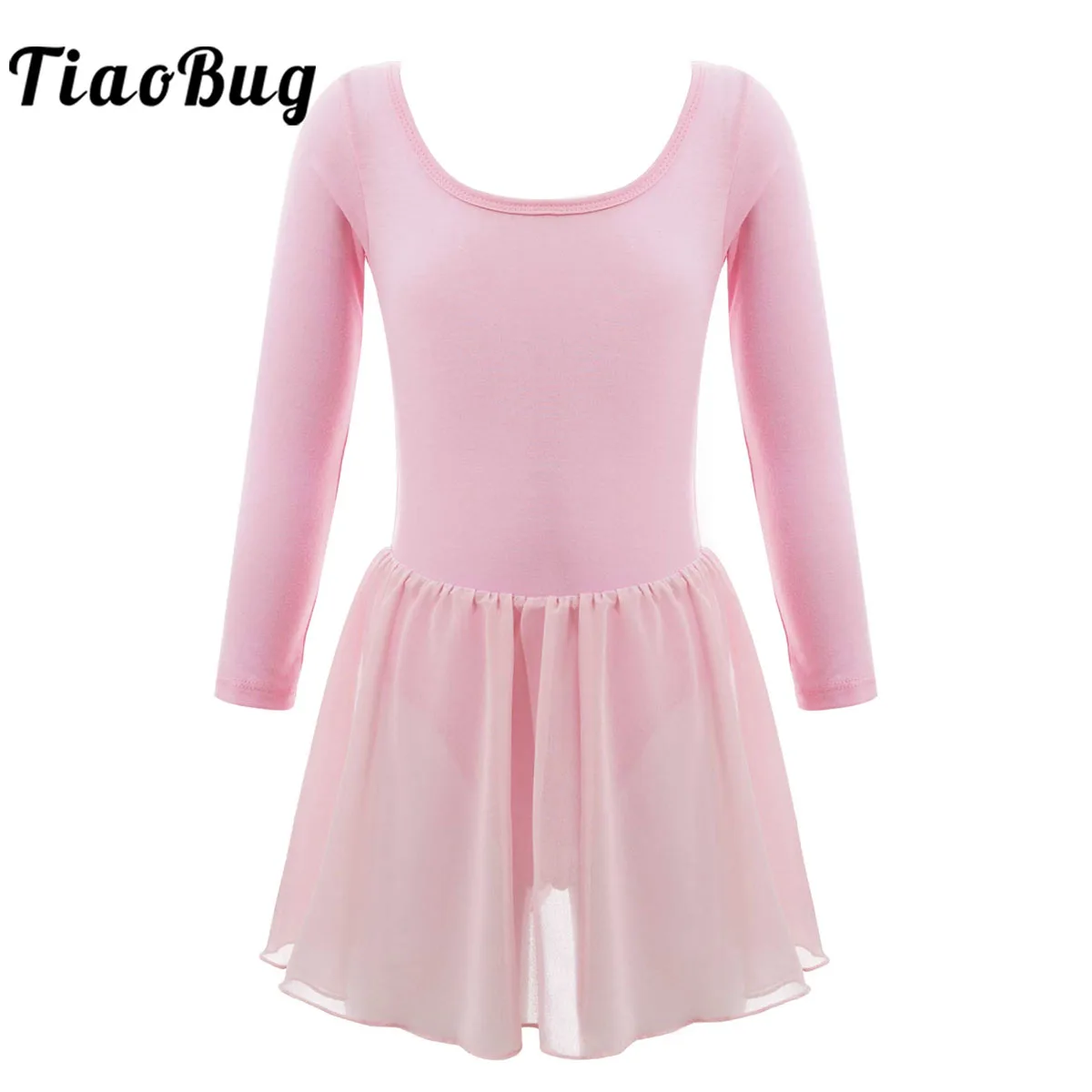 Top Trends: Kid Girls Long Sleeve Tutu Ballet Dance Leotard Dress Gymnastics Ballerina Performance Dancewear Ballet Class Bassic Clothes Shoppable Styles