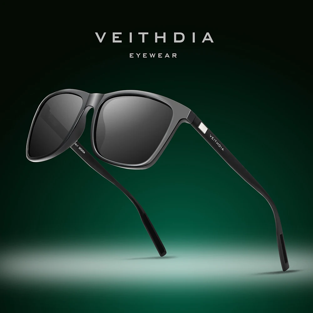 Top Trends: VEITHDIA Brand Sunglasses Unisex Retro Aluminum+ TR90 Sunglasses Polarized Lens Vintage Eyewear Sun Glasses For Men / Women 6108 Shoppable Styles