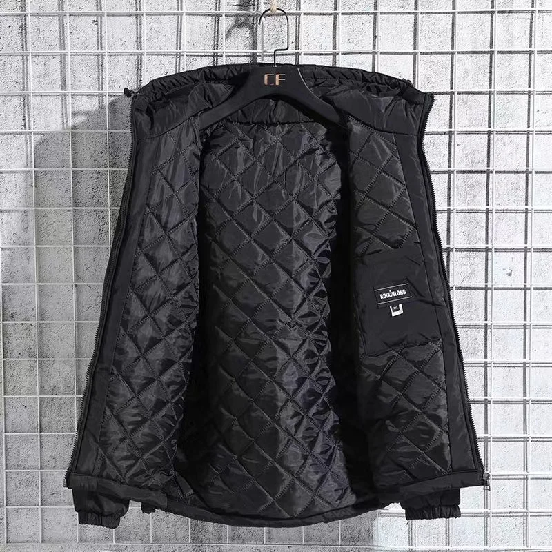 Top Trends: 2021 New Men's Cotton-padded Jacket Winter Thick And Warm Male Jacket Korean Style Trendy Cotton Clothing Large Size Coat 8xl Shoppable Styles - Image 3