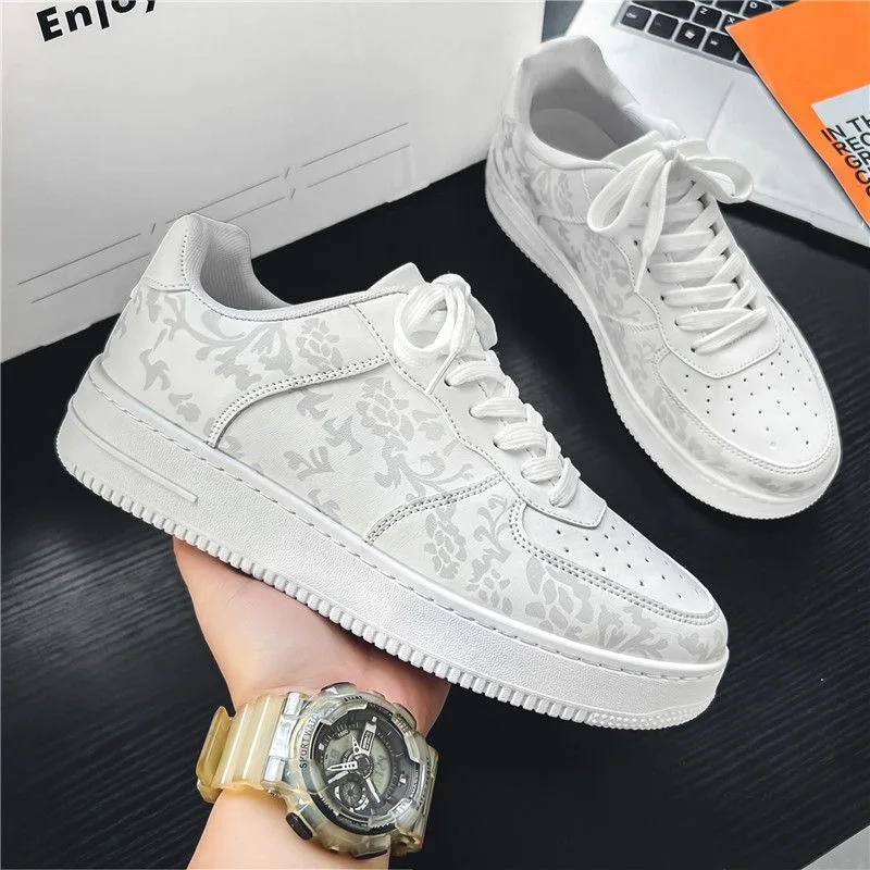 Top Trends: New Men's Casual Shoes Fall And Winter Down Cloth Men's Sneakers Air Force Sneakers Shoes Comfortable Outdoor Tennies Shoes Shoppable Styles