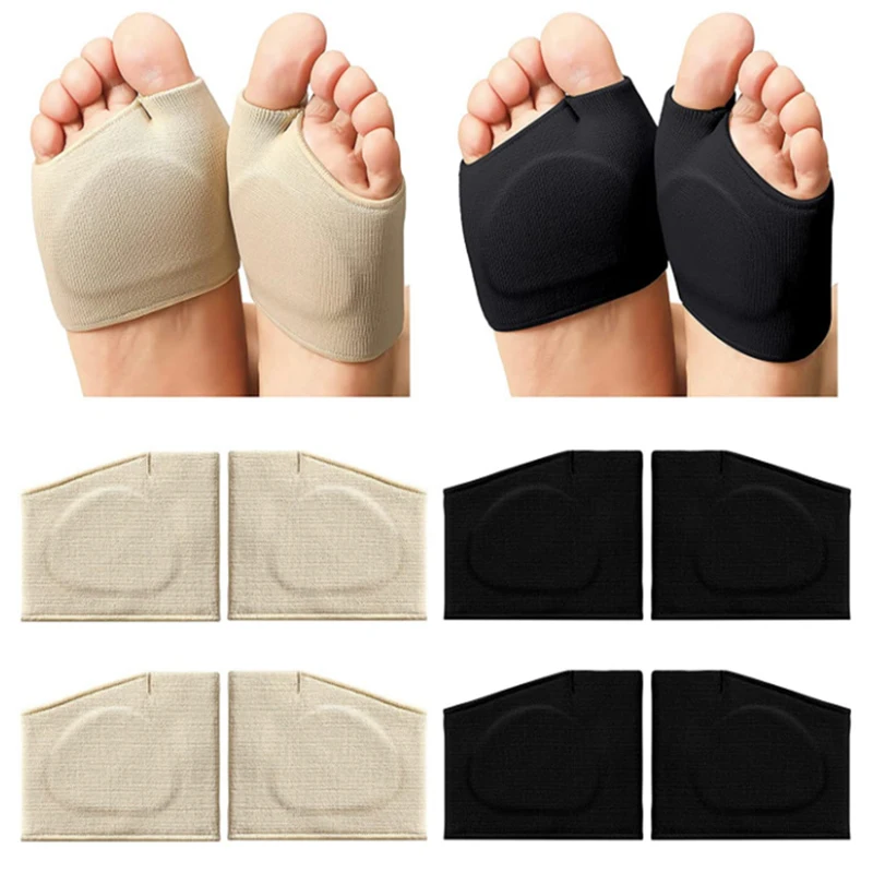 Top Trends: Silicone Gel Half Insoles For Metatarsal Forefoot Pain Relief Shoe Pads Ball Of Foot Cushions For Hallux Valgus Corrector Socks Shoppable Styles