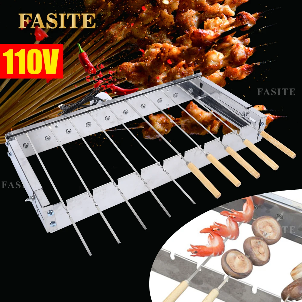 Title 1, Stainless Steel Barbecue Grill Outdoors Electri...