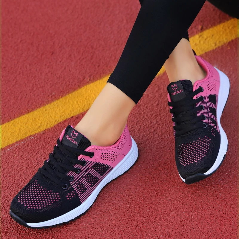 Top Trends: 2023 New Shoes For Women Casual Fashion Running Shoes Lace Up Mesh Walking Gym Shoes Breathable Lightweight Sneakers Athletic Shoppable Styles