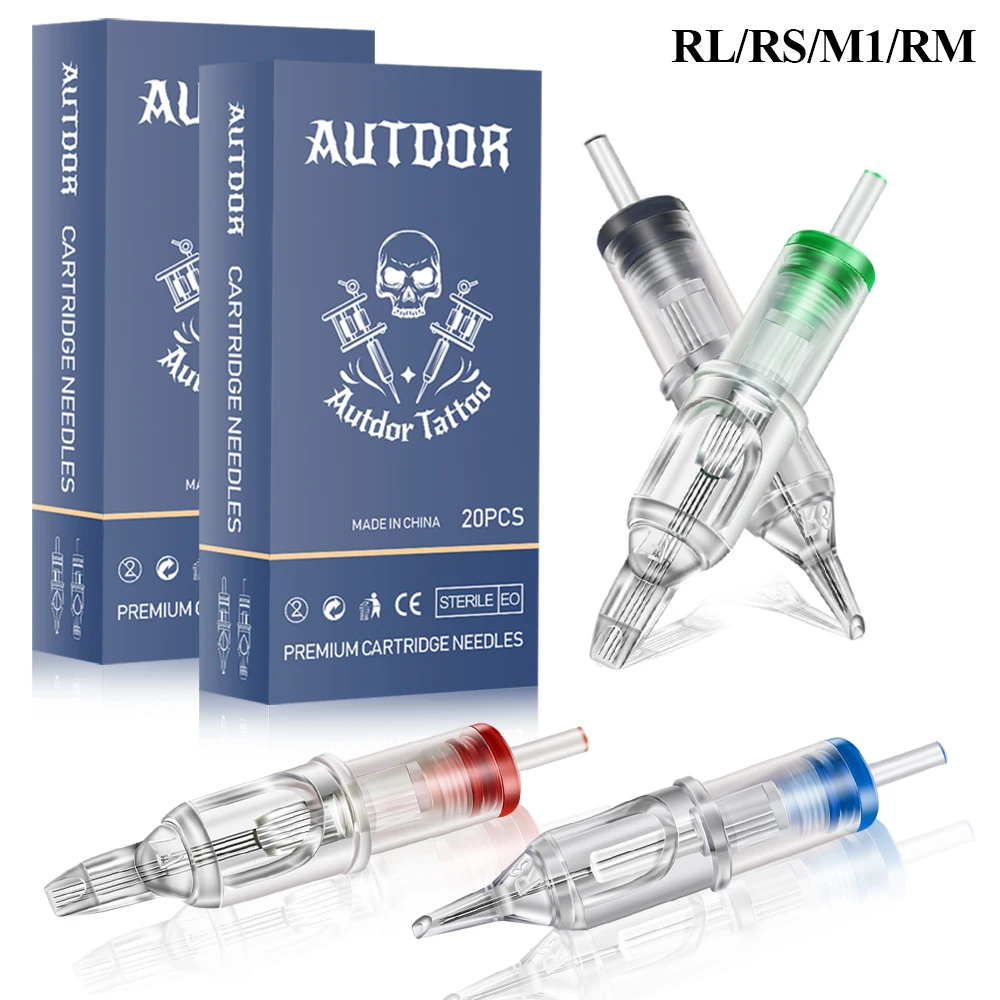 Top Trends: RL RS M1 RM Tattoo Cartridge Needles 0.35MM Sterilized Tattoo Needles For Tattoo Permanent Makeup Pen Cartridge Machine Grip Shoppable Styles