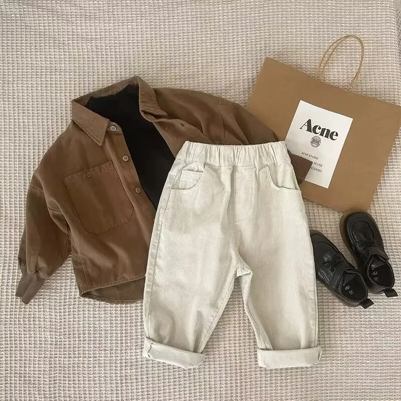 Top Trends: Children&#039;s Set 2023 New Boys Baby Spring And Autumn Cool And Handsome Shirt Pants 2 Pieces Kids Clothing For Boy Shoppable Styles