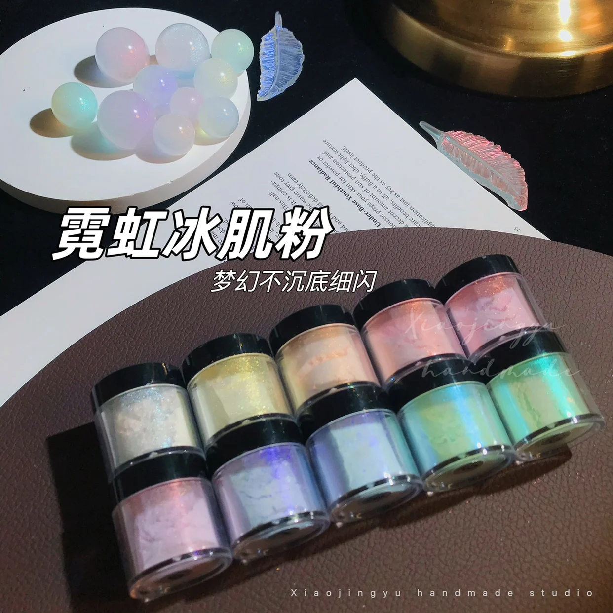 Top Trends: 3D Mermaid Aurora Nail Powders Net-5g Unicorn Chrome Pigment Dust With Bottled Iridescent Dip Powder Nail Pigment &*& Shoppable Styles - Image 4