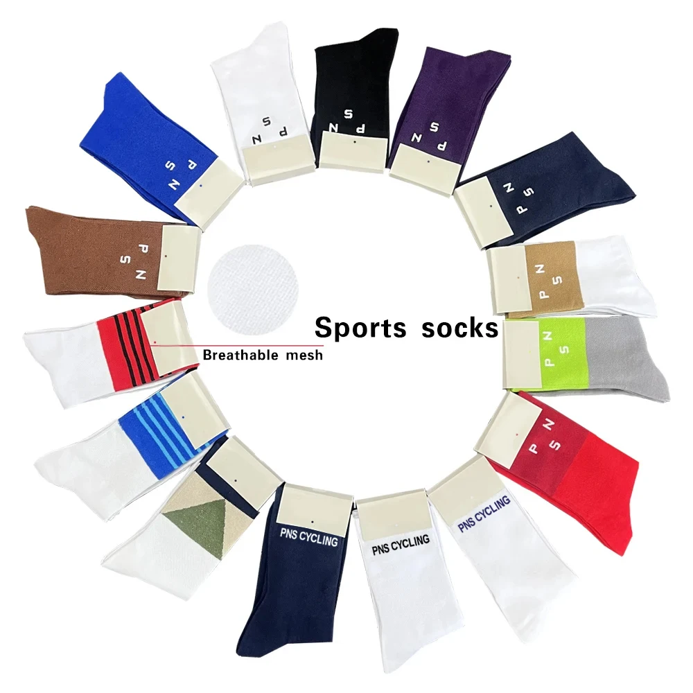 Top Trends: PNS Sports Racing Cycling Socks Professional Brand Sport Socks Breathable Road Bicycle Socks Men And Women Outdoor 12 Color Shoppable Styles