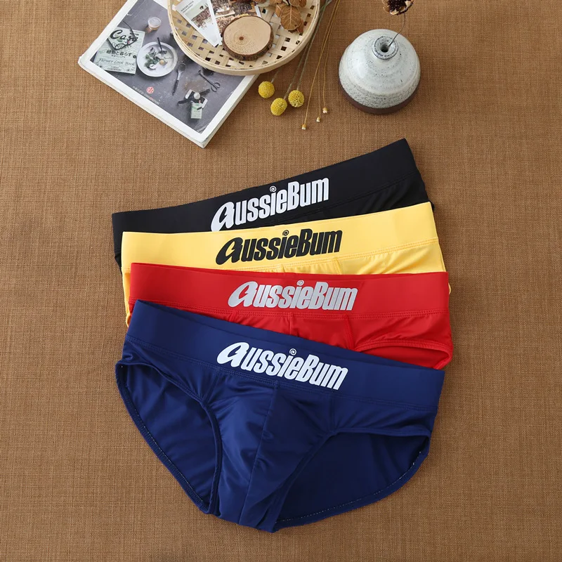 Top Trends: Men's Briefs Milk Silk Low Waist Elastic Bag Close-fitting Comfort Aussiebum Shoppable Styles