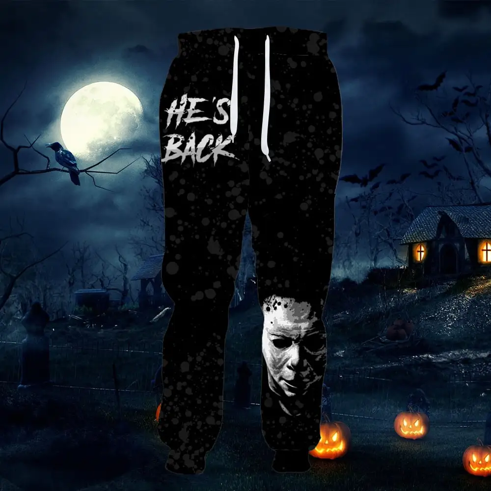 Top Trends: Halloween Horror Terror Movie Cosplay Michael Myers Jason 3DPrint Men / Women Streetwear Joggers Pants Funny Casual Trousers X2 Shoppable Styles