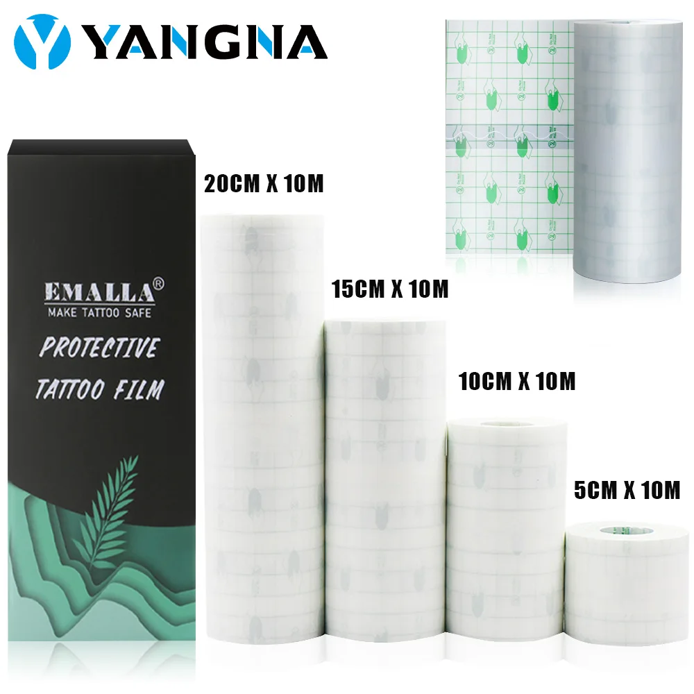 Top Trends: EMALLA 10M Roll Waterproof Tattoo Film Aftercare Protective Skin Healing Adhesive Bandages Repair Accessories Tattoo Supply Shoppable Styles