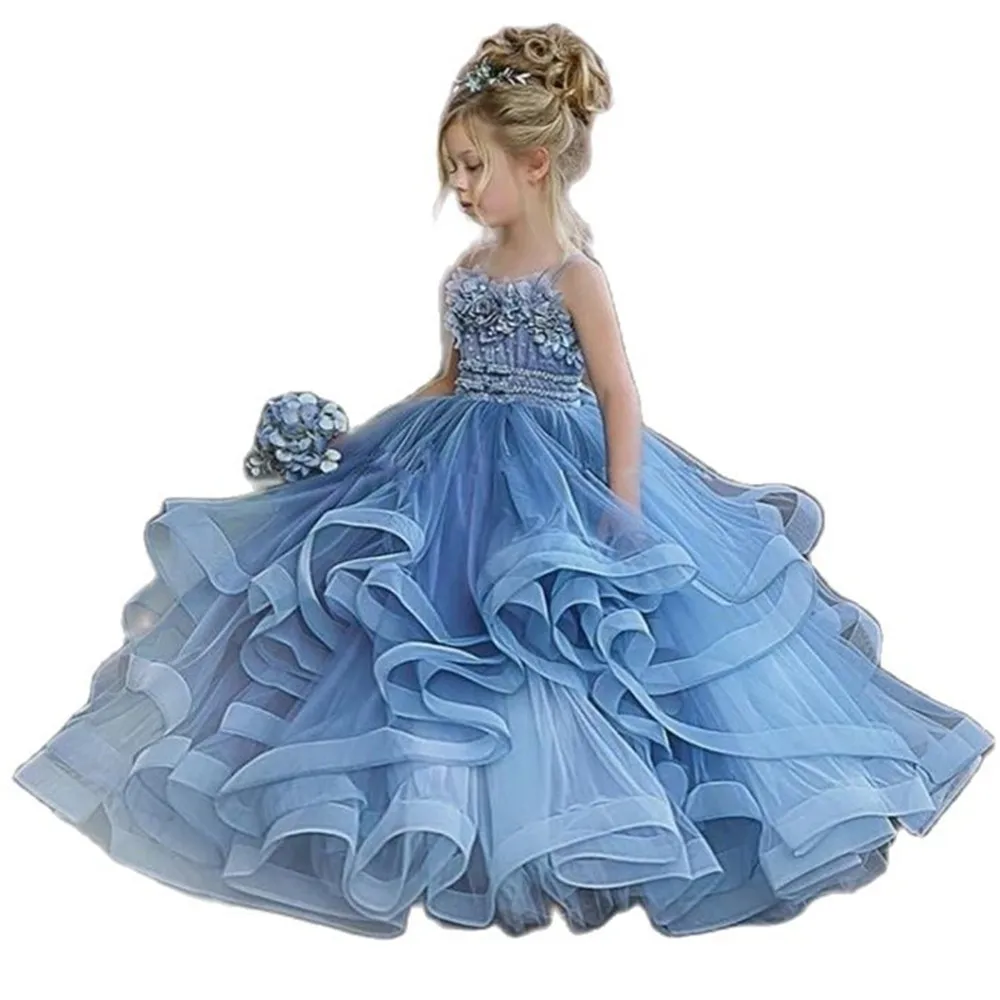 Top Trends: Girl Birthday Dress Lavender Flowers Flower Girl Dress Wedding Party Dress Christmas Girl Princess Dresses First Commuion Dresse Shoppable Styles