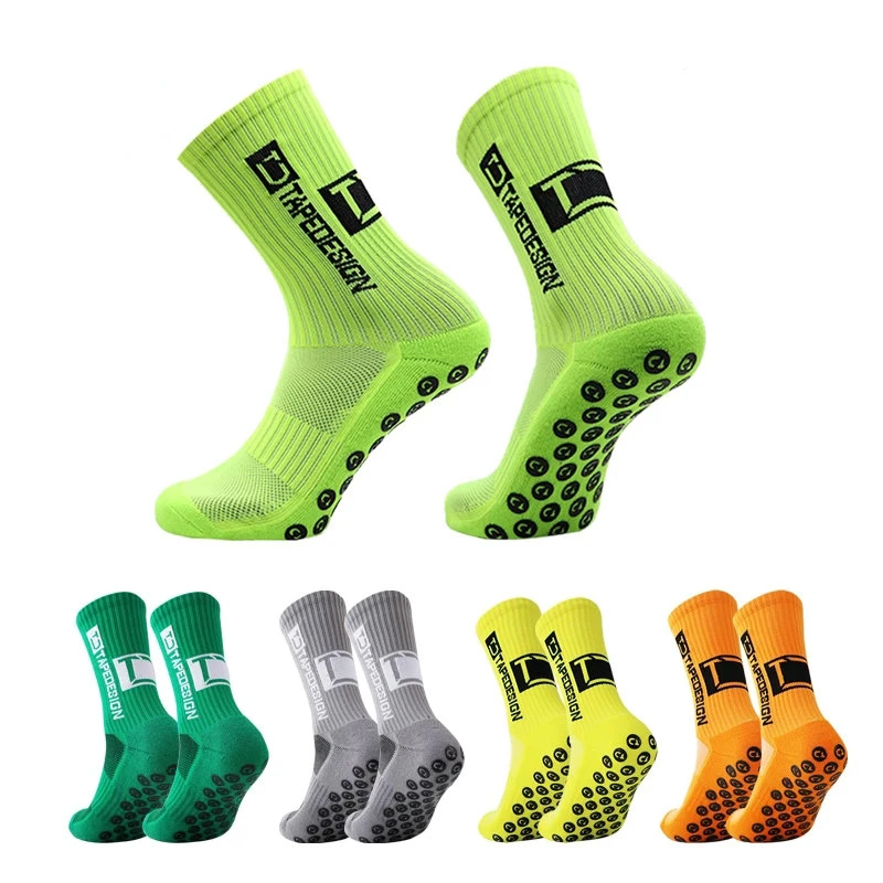 Top Trends: 2024 New ANTI SLIP Football Socks Mid Calf Non Slip Soccer Cycling Sports Socks Mens Warm Sock EU38-44 Shoppable Styles