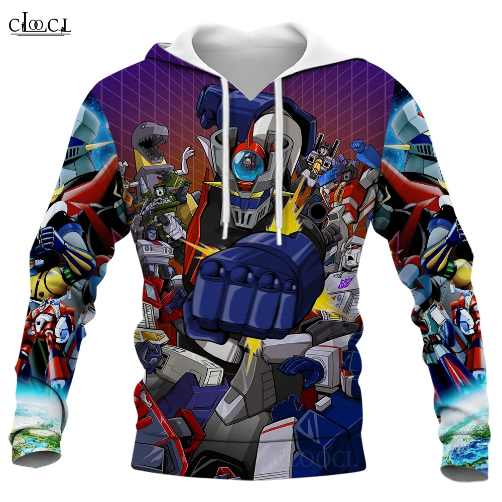 Top Trends: Men Hoodie Mazinger Z 3D All Over Printed Anime Hoodie Long Sleeves Hooded Sweatshirt Fashion Unisex Streetwear Pullover Shoppable Styles - Image 5