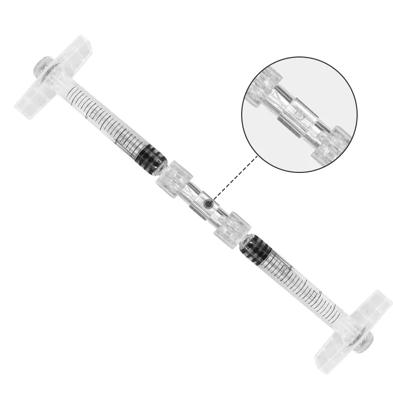 Top Trends: 50 / 100 / 200 Pcs Double Male Luer Connecting Syringe Sterile Transparent For Pneumatic Parts Leak Proof Luer Connector Shoppable Styles - Image 6