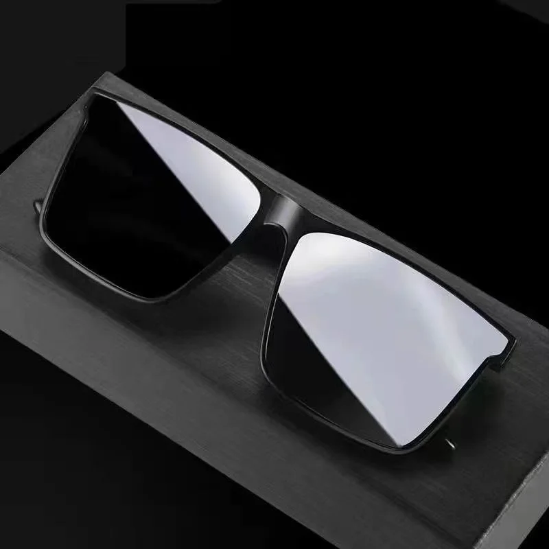 Top Trends: Retro Big Square Frame Sunglasses Women Brand Designer Black Cool Men Sun Glasses UV400 Shades Protection Eyeglasses Goggles Shoppable Styles