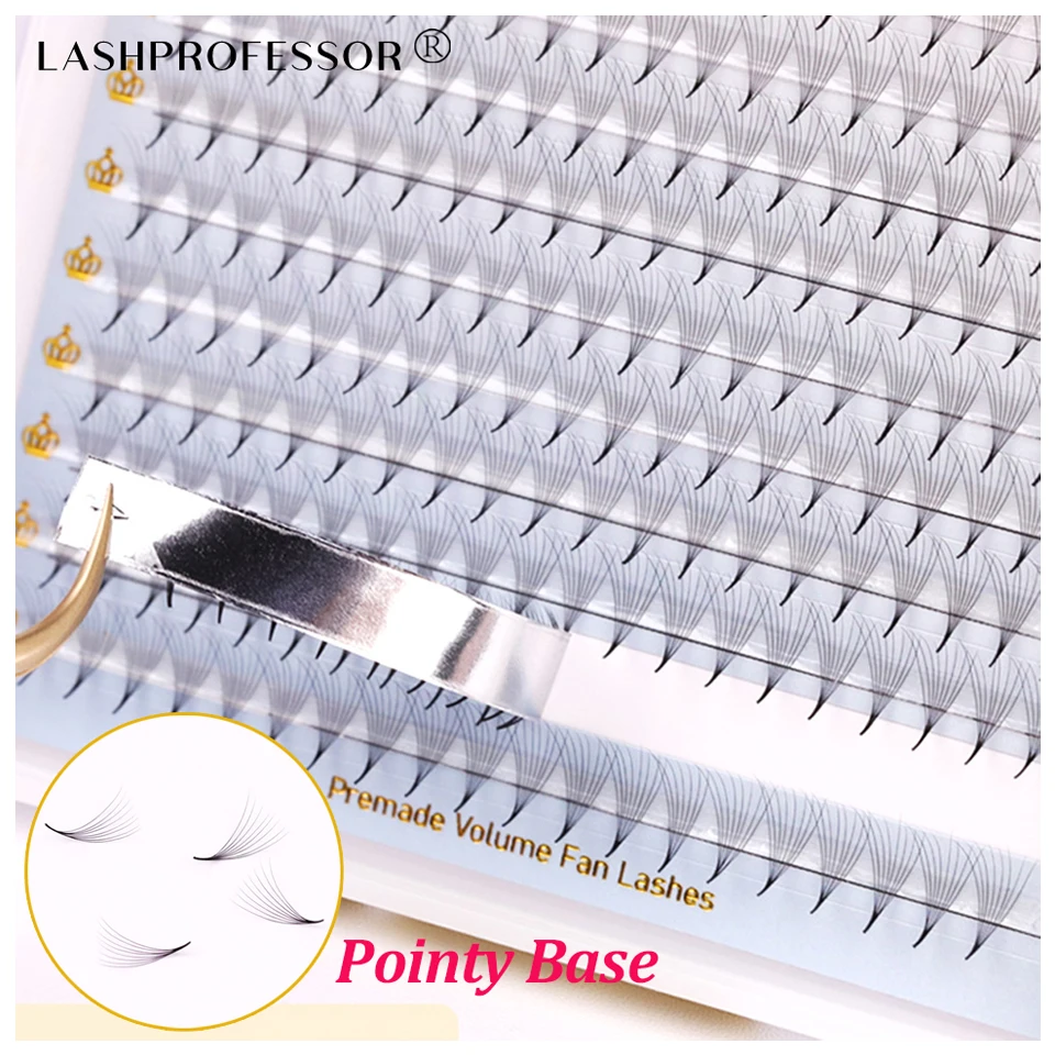 Top Trends: Premade Volume Fans 3D / 4D / 5D / 6D Sharp Narrow Base Lash Promade Russian Pointy Stem Eyelash Extension Cilia Makeup Premade Fans Shoppable Styles