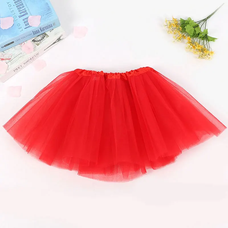 Top Trends: Kids Girls Tulle Tutu Skirt For 2-8Y Children Stage Ballet Dance Clothes Party Clothing Accessories Bubble Fluffy Skirt Shoppable Styles