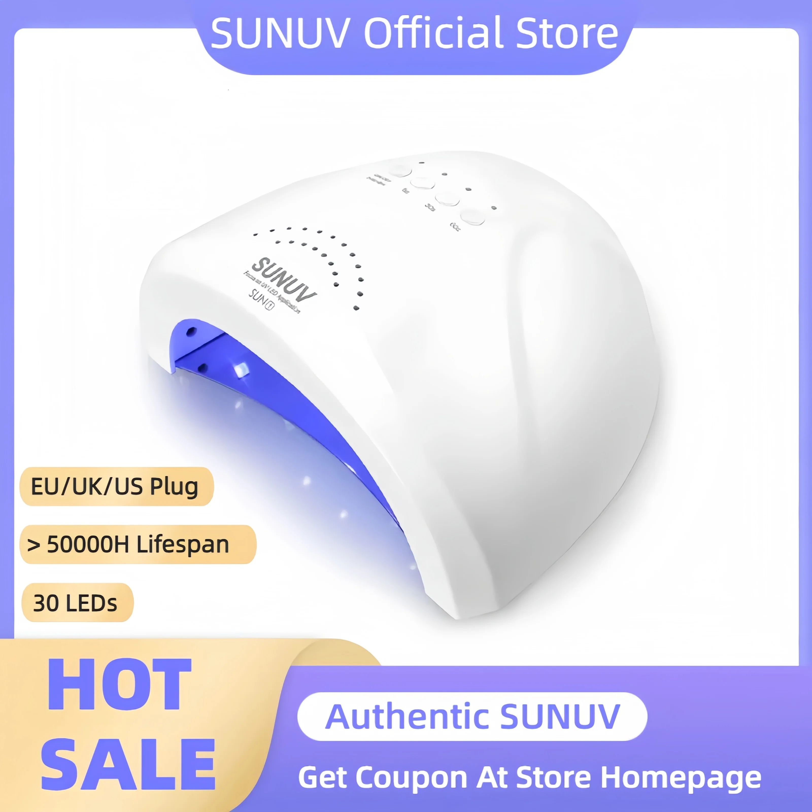 Top Trends: SUNUV Sunone 48W Professional Nail Lampe LED Manicure UV Lamp Nail Dryer For UV Gel LED Gel Nail Machine Infrared Sensor Shoppable Styles