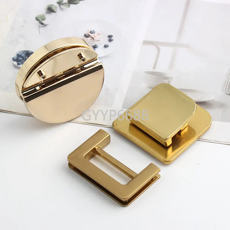 Top Trends: 2-20Sets Metal Press Locks Bags For Women Handbag Purse Bags Shoulder Snap Clasp Twist Push Lock Buckle DIY Hardware Accessories Shoppable Styles - Image 5