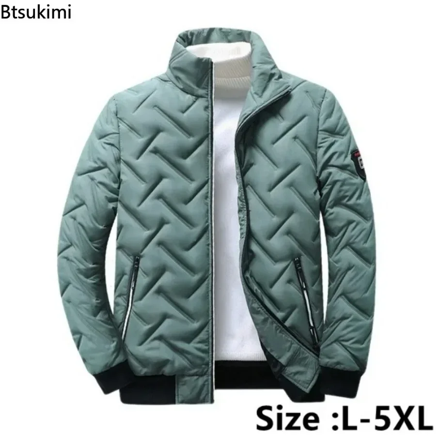 Top Trends: New 2024 Autumn Winter Jacket Men Cotton Padded Jacket Korean Streetwear Casual Jacket Men Fashion Clothing Male Warm Coats 5XL Shoppable Styles