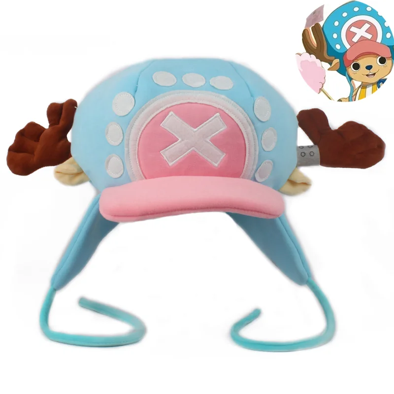 Top Trends: Anime Tony Tony Chopper Cosplay Hat Plush Cotton Hat Warm Hat Cartoon Cap Gift Prop Accessories Cute Girls Shoppable Styles