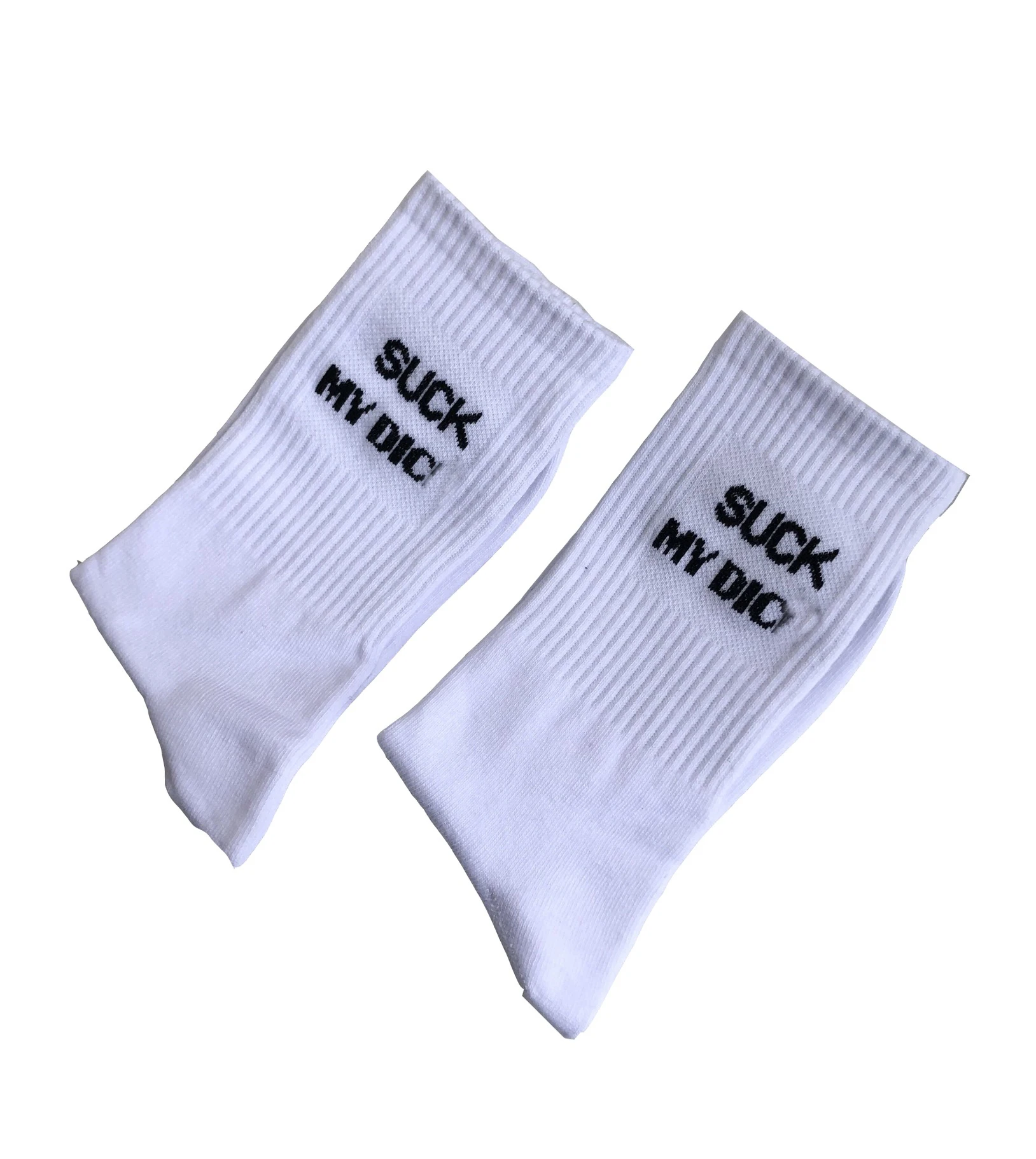 Top Trends: Fashion White Unique Design Letter Socks Sexy Men Socks Comfortable Shoppable Styles