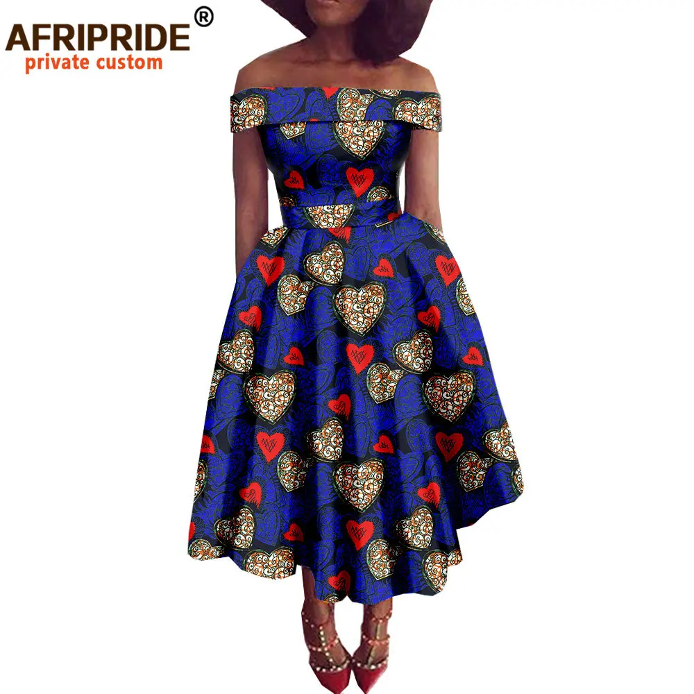 Top Trends: African Dresses For Women Ankara Print Off Shoulder Traditional African Clothing Strapless Dress Ankara Attire A722516 Shoppable Styles