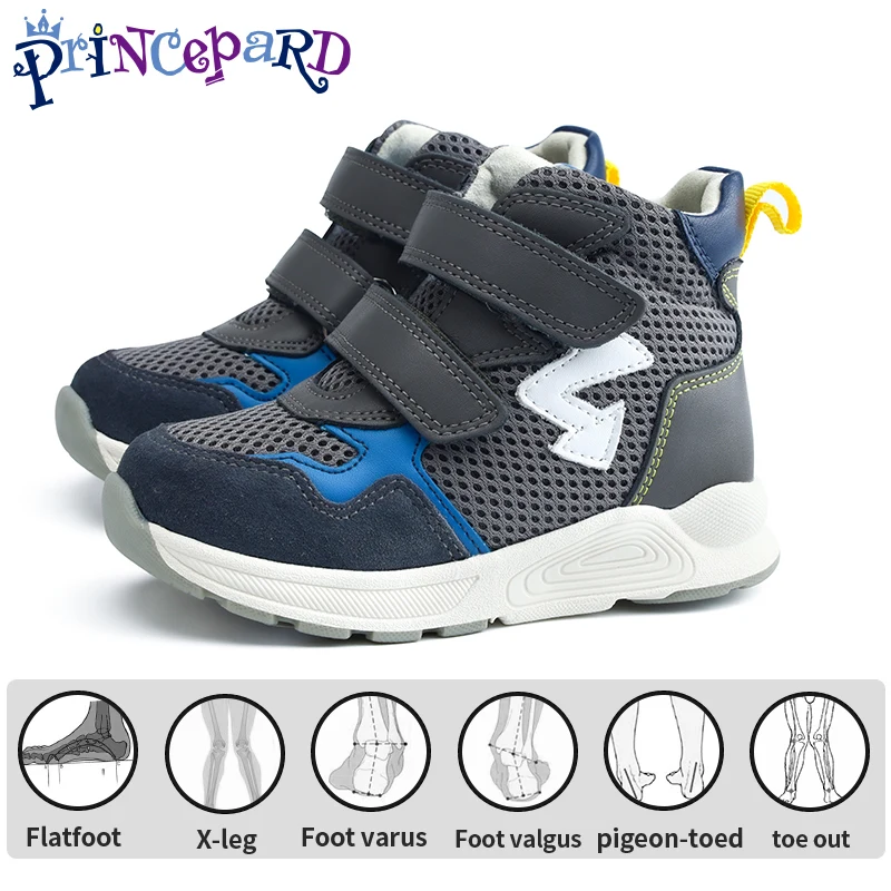 Top Trends: Corrective Orthopedic Sneaker For Kids High Top AFO Leather, Boys And Girls&#039; Arch Support Shoes For Prophylactic Toe Walking Shoppable Styles