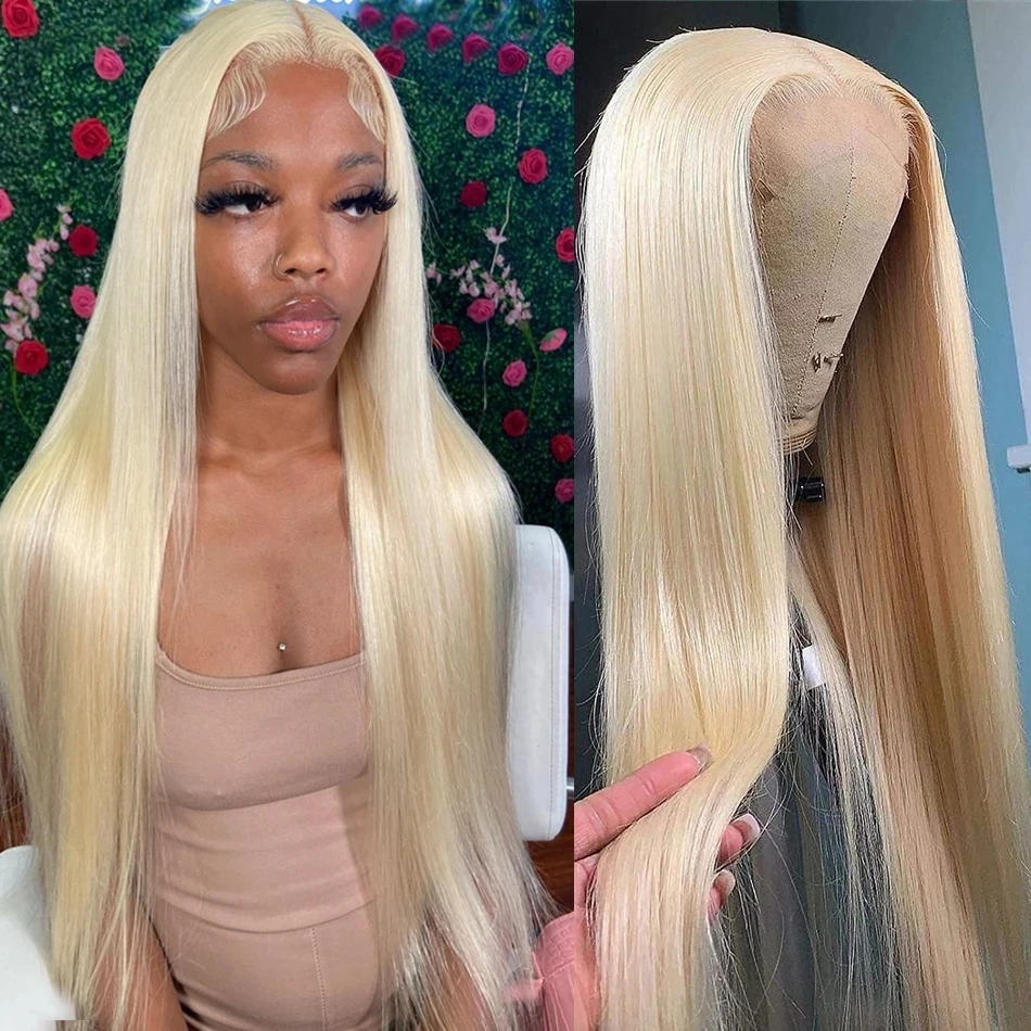 Top Trends: Blonde 613 Lace Front Wigs 13x6 Hd Lace Wig Straight Lace Front Wig Human Hair Pre Plucked Glueless 4x4 Closure Wig For Women Shoppable Styles