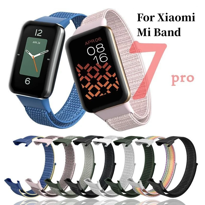 Top Trends: Nylon Strap For Xiaomi Mi Band 7 Pro Sports Smart Watch Replacement Wristband Adjustable Bracelet For Xiaomi Band 7 Pro Correa Shoppable Styles