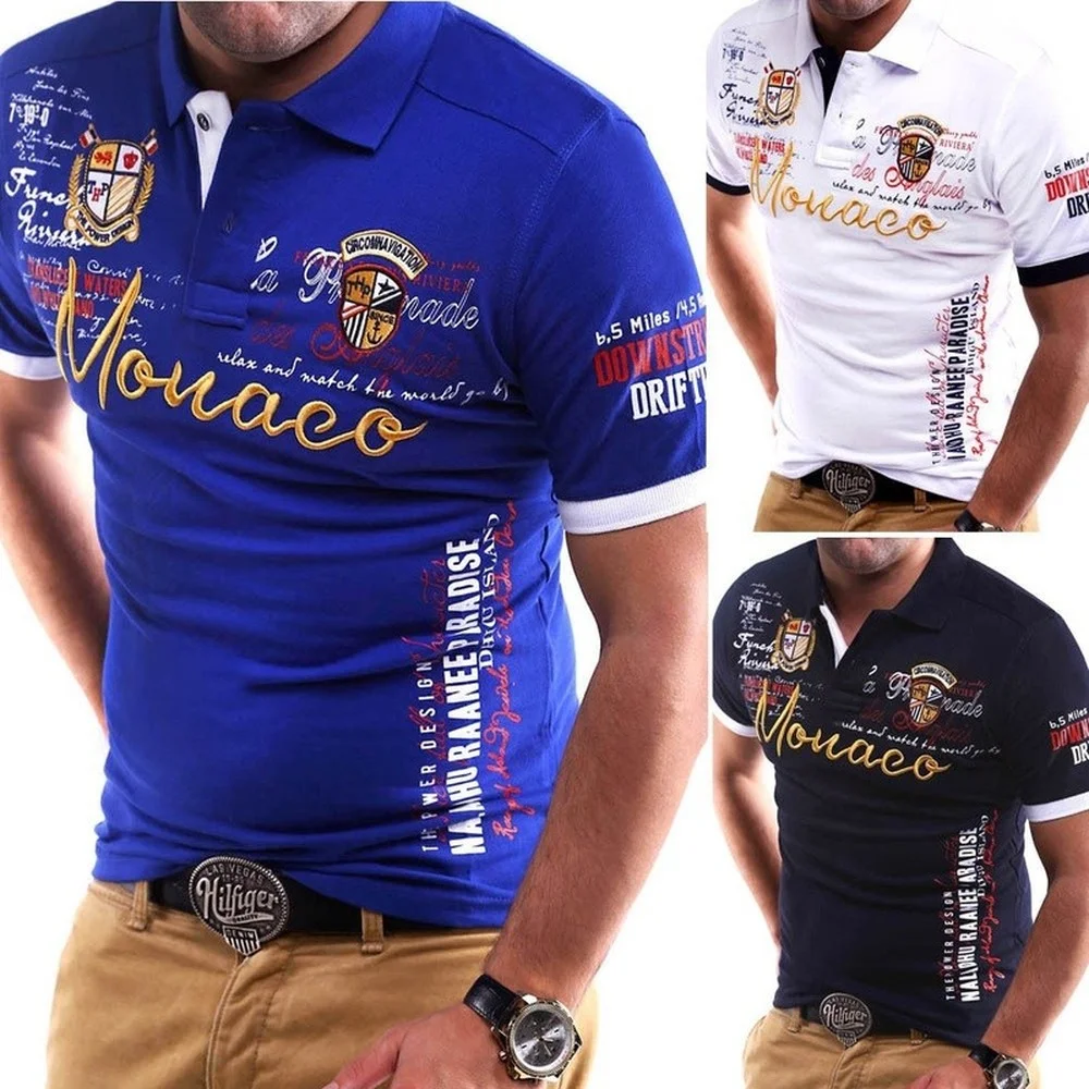 Top Trends: Fashion Men's Breathable Summer T Shirts Tops Clothing Casual Slim Short Sleeve Polo Shirts Shoppable Styles