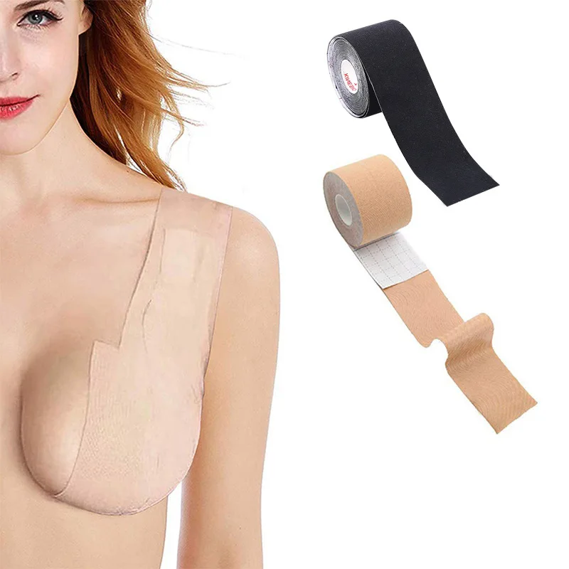 Top Trends: Free To Cut Anti Exposure Force Cloth Lifting Roll Large Chest And Breast Lifting Stickers Tape Shoppable Styles