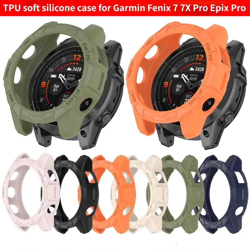 Top Trends: TPU Soft Silicone Case For Garmin Fenix 7 7X Pro Protective Cover For Epix Pro (Gen 2) 51mm 47mm Shell Watch Accessories Shoppable Styles