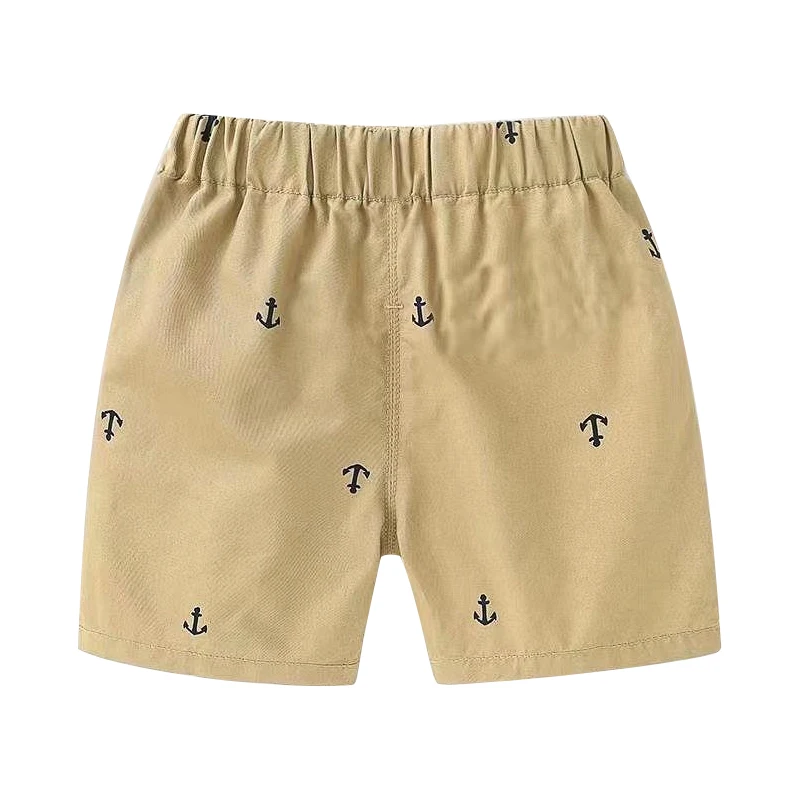 Top Trends: LJMOFA 1-8Y Summer Boys Casual Shorts For Toddler Kids Elastic Waist Short Pant Khaki Cotton Beach Soft Baby Clothing D347 Shoppable Styles - Image 5