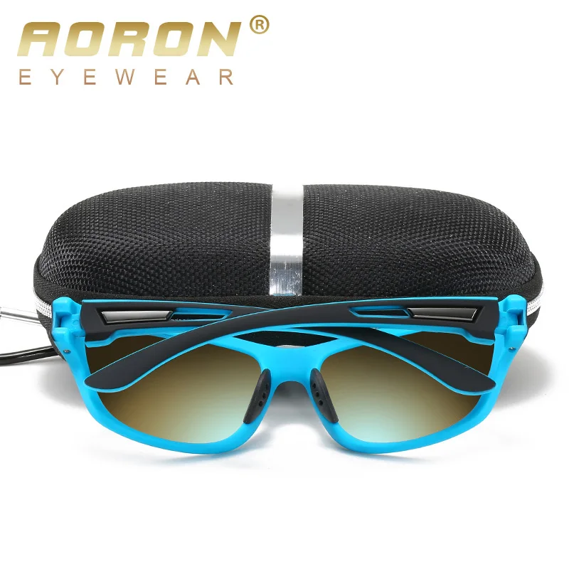 Top Trends: AORON Polarized Sunglasses Men Outdoor Sports Goggle Sunglasses Windproof Sand Sun Glasses UV400 Anti-Glare TR Frame Shoppable Styles - Image 3