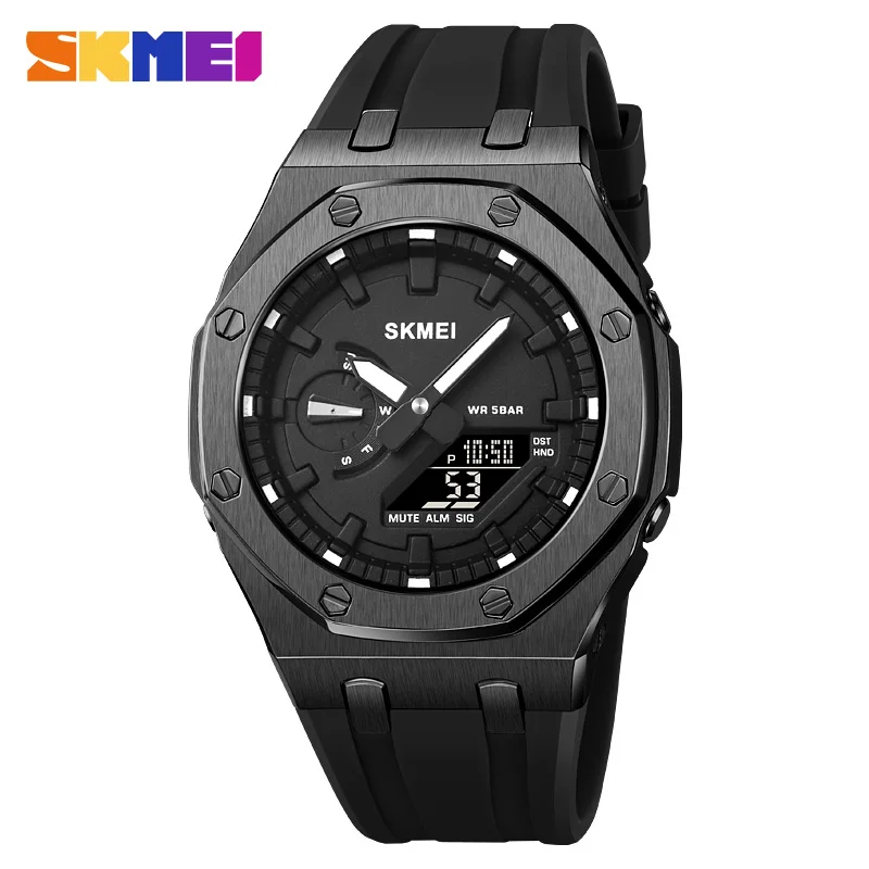 Top Trends: SKMEI 2243 Men's Watch Student Electronic Watch Multi Functional Sports Waterproof Night Glow Electronic Watch Shoppable Styles