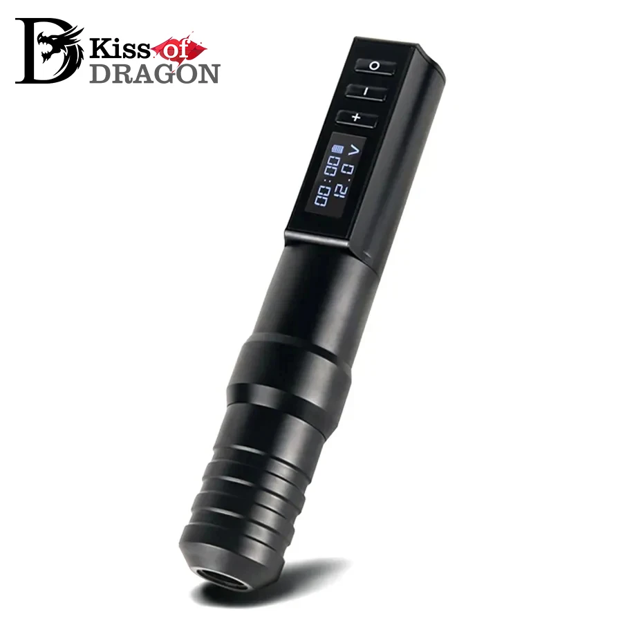 Top Trends: Kiss Of Dragon Professional Wireless Tattoo Machine Pen With Portable Power Coreless Motor Digital LED Display For Body Art Shoppable Styles