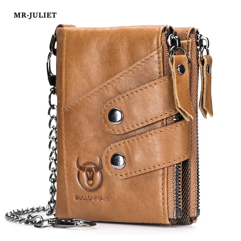 Top Trends: Men's Leather Phone Clip Wallet Multi-Card Anti-Theft Chain Multifunctional Wallet Gift Shoppable Styles