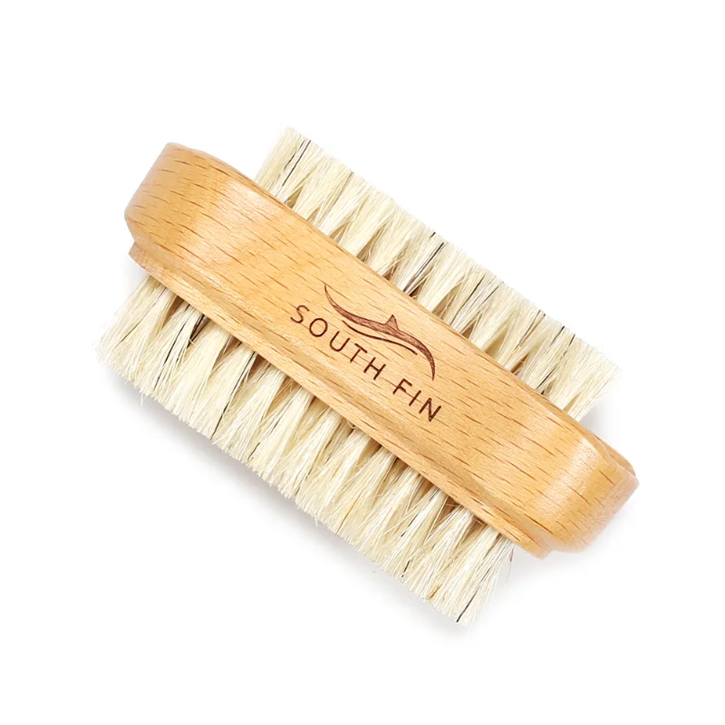 Top Trends: Double Sides Brushes Nail Cleaning Brush With Wooden Handle Natural Bristles Manicure Pedicure Tool Scrubbing Brush Shoppable Styles