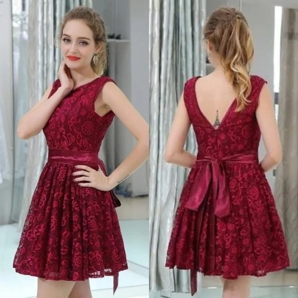 Top Trends: Yipeisha Prom Dress Fashion Exquisite Spaghetti A-line Evening Bowknot Lace Mini Custom Shoppable Styles