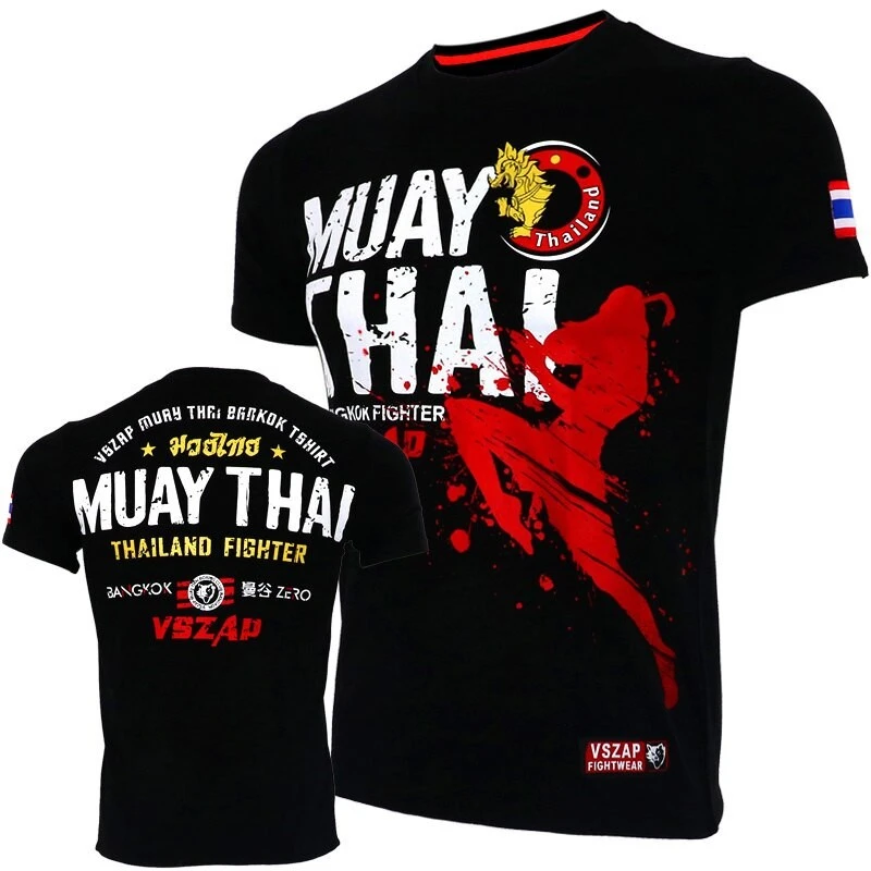 Top Trends: Muay Thai T Shirt Running Fitness Sports T-shirt For Men Outdoor Boxing Wrestling Tracksuits Summer Women&#039;s Clothing Sweatshirt Shoppable Styles