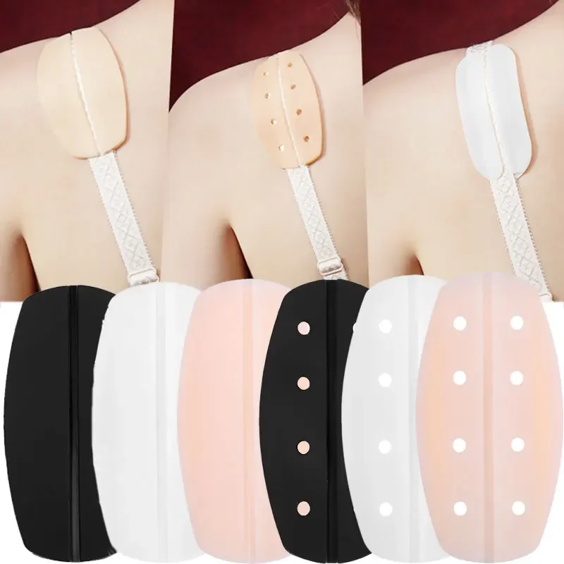 Top Trends: 1PCS Silicone Bra Strap Holder Invisible Underwear Bra Shoulder Strap Non Slip Cushions Relief Pain Pads Soft Breathable Strap Shoppable Styles