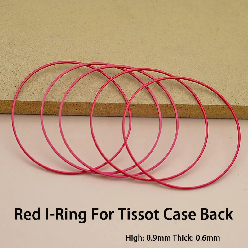 Top Trends: Red Gasket I-Ring 33-42MM Plastic Gasket Suitable For Tissot Watch Case Bottom Cover T035 Couturier 1853 Original Other Shoppable Styles - Image 3