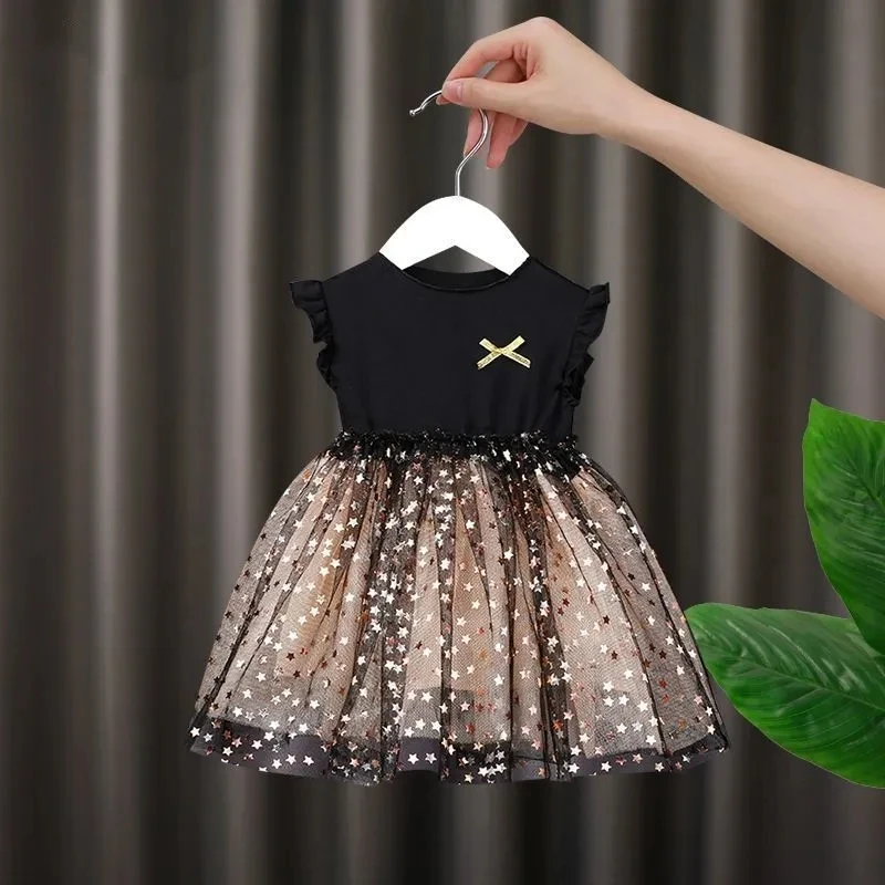 Top Trends: Girls Baby Dress Spring Summer Dress Children's Cotton Pengpeng Dress Mesh Princess Dress Children's Long Sleeve Christmas Dress Shoppable Styles