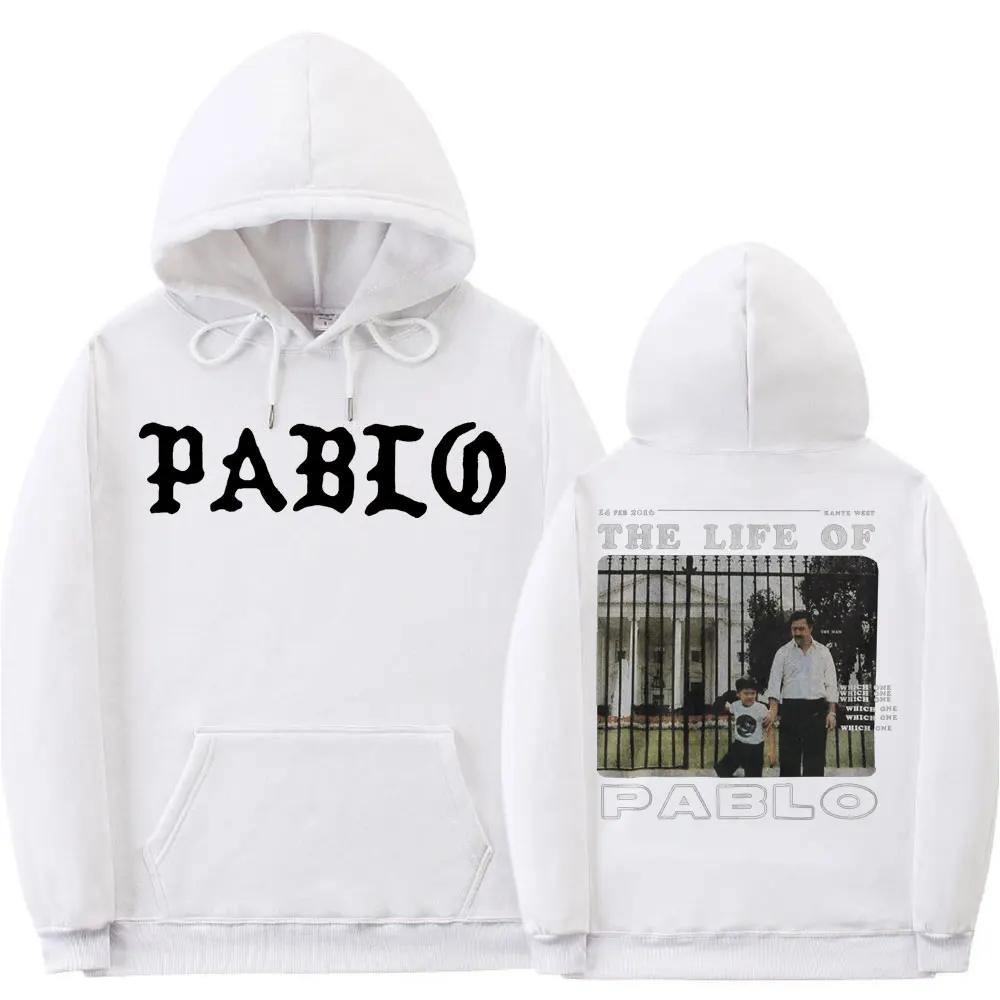 Top Trends: Hip Hop Rapper Kanye West & Escobar Jeen Yuhs The Life Of Pablo Inspired Album Cover Print Hoodie Men Autumn Winter Sweatshirt Shoppable Styles - Image 3